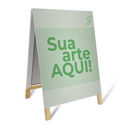 Cavalete Personalizado em Madeira