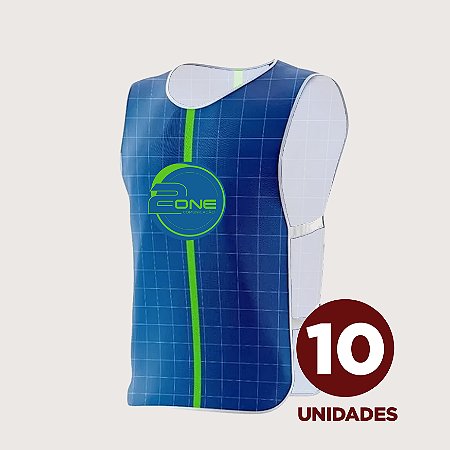 Colete Personalizado - Dry Fit 4x0 - Uma Face | 10 Unidades