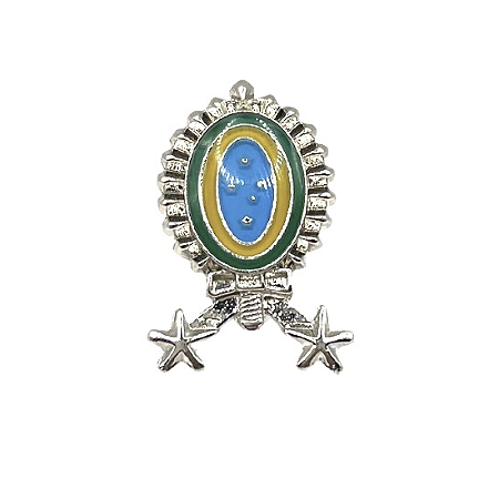 Distintivo Metálico de Gola - General de Brigada