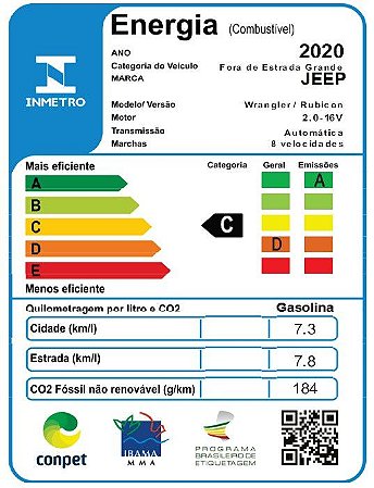 1352334451 - WRANGLER RUBICON 2.0 GAS.AT8 - 2020