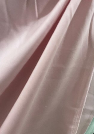 Tecido Percal Rosa 400 fios 100% Algodão 2,80 m de Largura