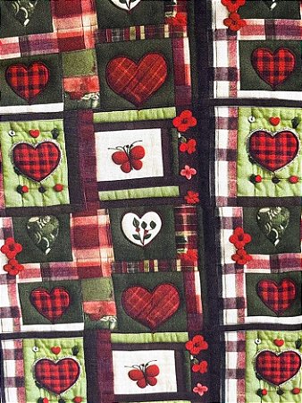 Tecido Tricoline Digital Fabricart Estampa Estilo Patchwork 100% Algodão