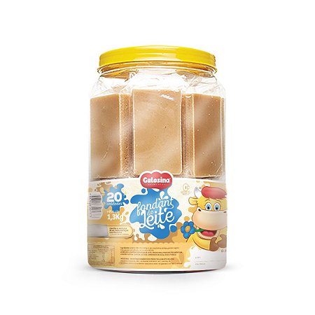 Doce Fondant de Leite - Pote Oitavado 1,3kg c/ 20 unids