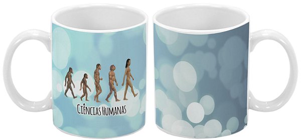 Caneca Profissão 300 ml Ciências Humanas - 1 unidade