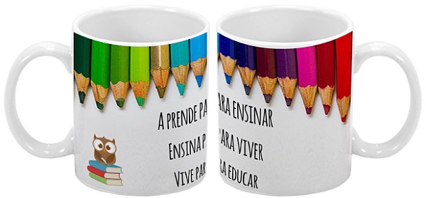 Caneca Profissão 300 ml Pedagogia - 1 unidade