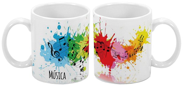 Caneca Profissão 300 ml Musica - 1 unidade