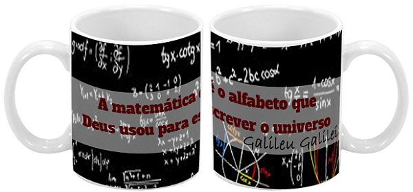 Caneca Profissão 300 ml Matemática - 1 unidade