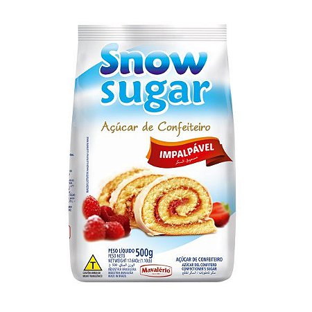 Açúcar de Confeiteiro Snow Sugar - 500 gr