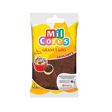 Granulado Crocante Chocolate - 80 Gr
