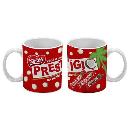 Caneca Divertida 300ml Prestígio - 1 unidade