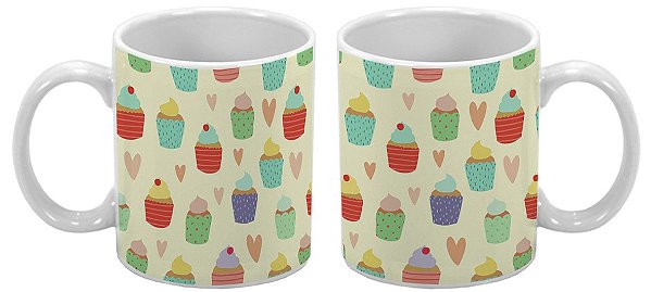 Caneca Especial 300ml Love Cupcake - 1 unidade