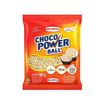 Choco Power Ball Micro Sabor Chocolate Branco - 300gr