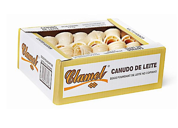 Doce Canudo de Leite - Cx 1,5kg c/ 50 unidades