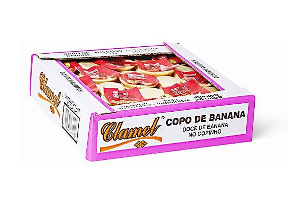 Doce Copo de Banana - Cx 1,5kg c/ 50 unidades