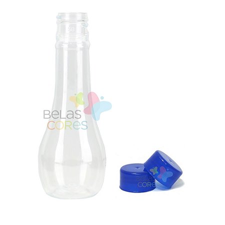 Mini Garrafinha Acquíssima 60 ML -Tampa Azul Royal - c/ 10 unidades