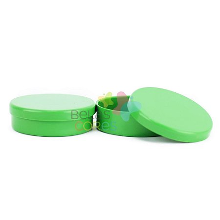 Atacado - Latinhas de Plástico Mint to Be 5,5x1,5 cm Verde Bandeira - Kit com 1000 unidades