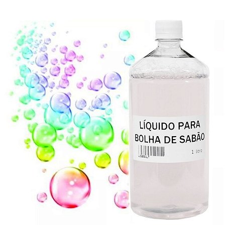 Liquido Fluído p/ Bolha de Sabão (Manual ou Máquina) 1 Litro