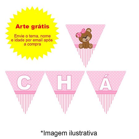 Bandeirola Personalizada Triangular