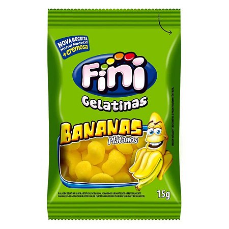 Fini Bananas Bala Gelatina 15g - 1 Unidade