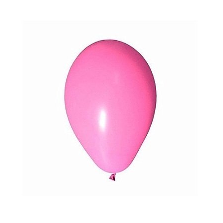 Balão Bexiga Lisa Rosa 6,5" 15cm - 20 Unidades