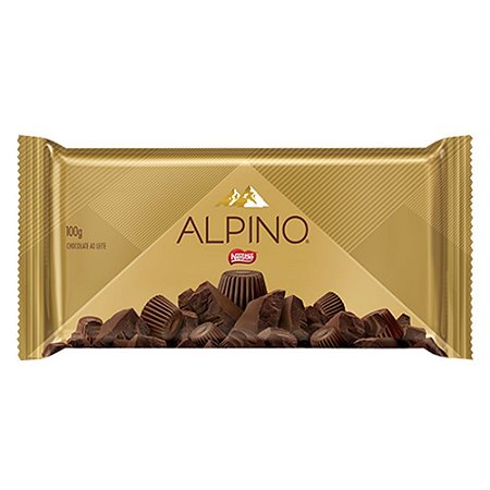 Barra de Chocolate Alpino ao Leite 100g