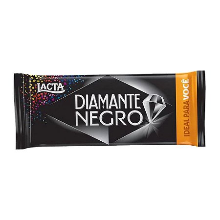 Barra de Chocolate Diamante Negro Lacta 90g