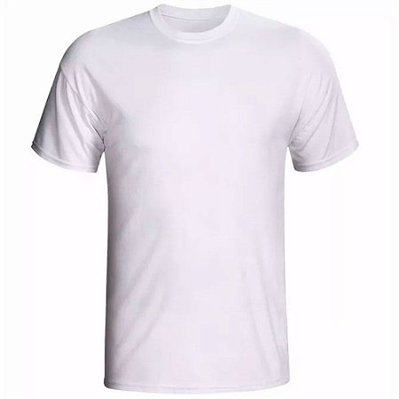 Camiseta Branca 100% Algodão (1ª Linha)