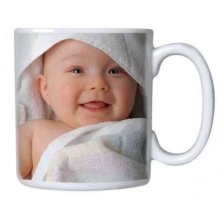 Caneca Personalizada 300ml Porcelana - 01 Unidade