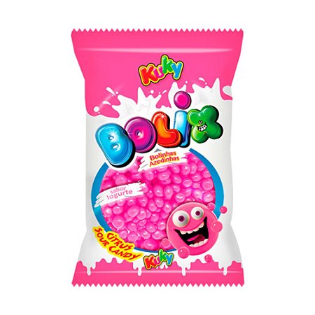 Bala de Goma Azedinha Bolix Sabor Iogurte Kuky - 500g