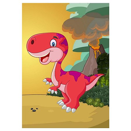 Poster Dinossauros Baby 30x43 - 1 Unidade