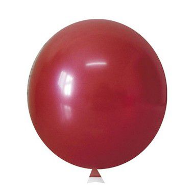 Balão / Bexiga Metalizado Alumínio Vermelho N°05 - 25 Unidades