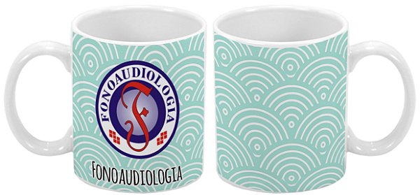 Caneca Profissão 300 ml Fonoaudiologia - 1 unidade