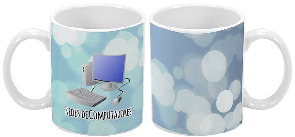 Caneca Profissão 300 ml Redes de Computação - 1 unidade