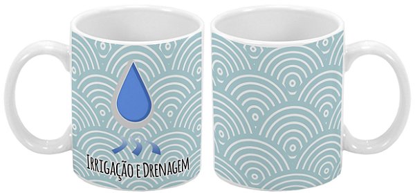 Caneca Profissão 300 ml Irrigação e Drenagem - 1 unidade