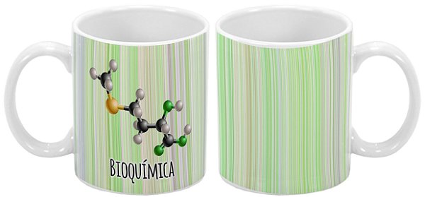 Caneca Profissão 300 ml Bioquímica - 1 unidade