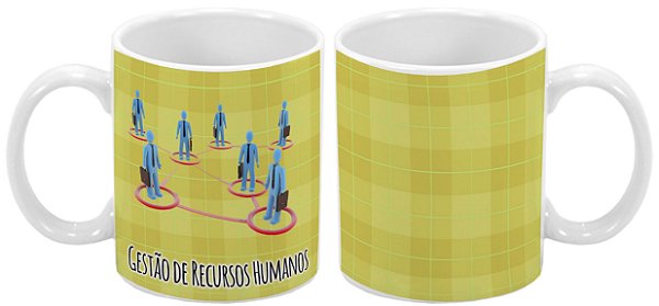 Caneca Profissão 300 ml Gestão de Recursos Humanos - 1 unidade