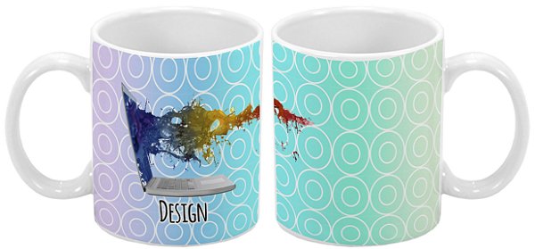 Caneca Profissão 300 ml Design - 1 unidade