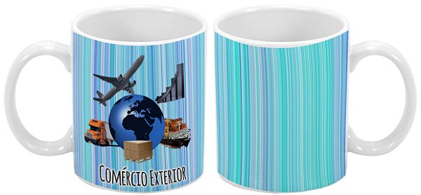 Caneca Profissão 300 ml Comércio Exterior - 1 unidade