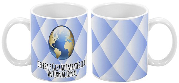 Caneca Profissão 300 ml Defesa e Gestão Estratégica Internacional - 1 unidade