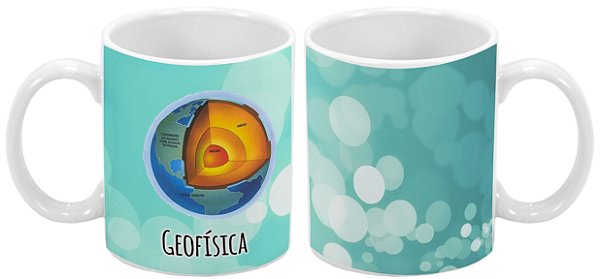 Caneca Profissão 300 ml Geofísica - 1 unidade