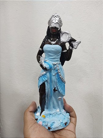 Imagem Da Orixá Iemanjá 25cm