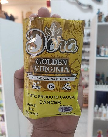 Fumo D’ora Golden Virginia Tabaco Natural Original – Contém Seda