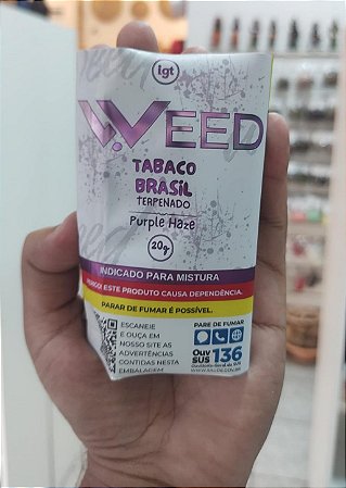 Fumo WEED Purple Haze Frutas Vermelhas 20g Original – Tabaco Aromatizado