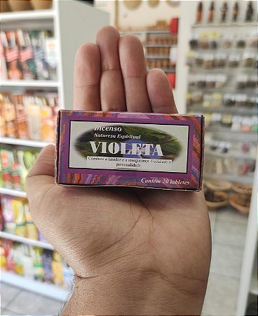 Defumador Violeta Natureza 20 Tabletes