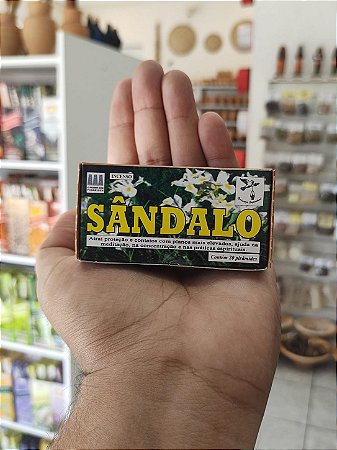 Defumador de Sândalo Natureza 20 Tabletes