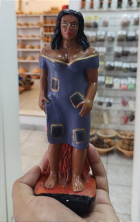 Imagem Pomba Gira Maria Mulambo em Gesso 20 cm