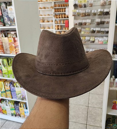 Chapéu Cowboy Marrom – Estilo Country e Excelente Acabamento