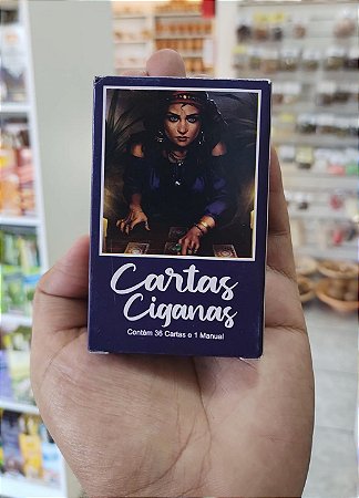 Baralho Cartas Ciganas com 36 Cartas e Manual