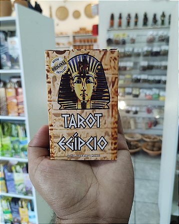 Baralho Tarô Egípcio com 22 Cartas e Manual