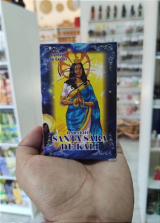 Baralho Santa Sara Kali com 36 Cartas e Manual